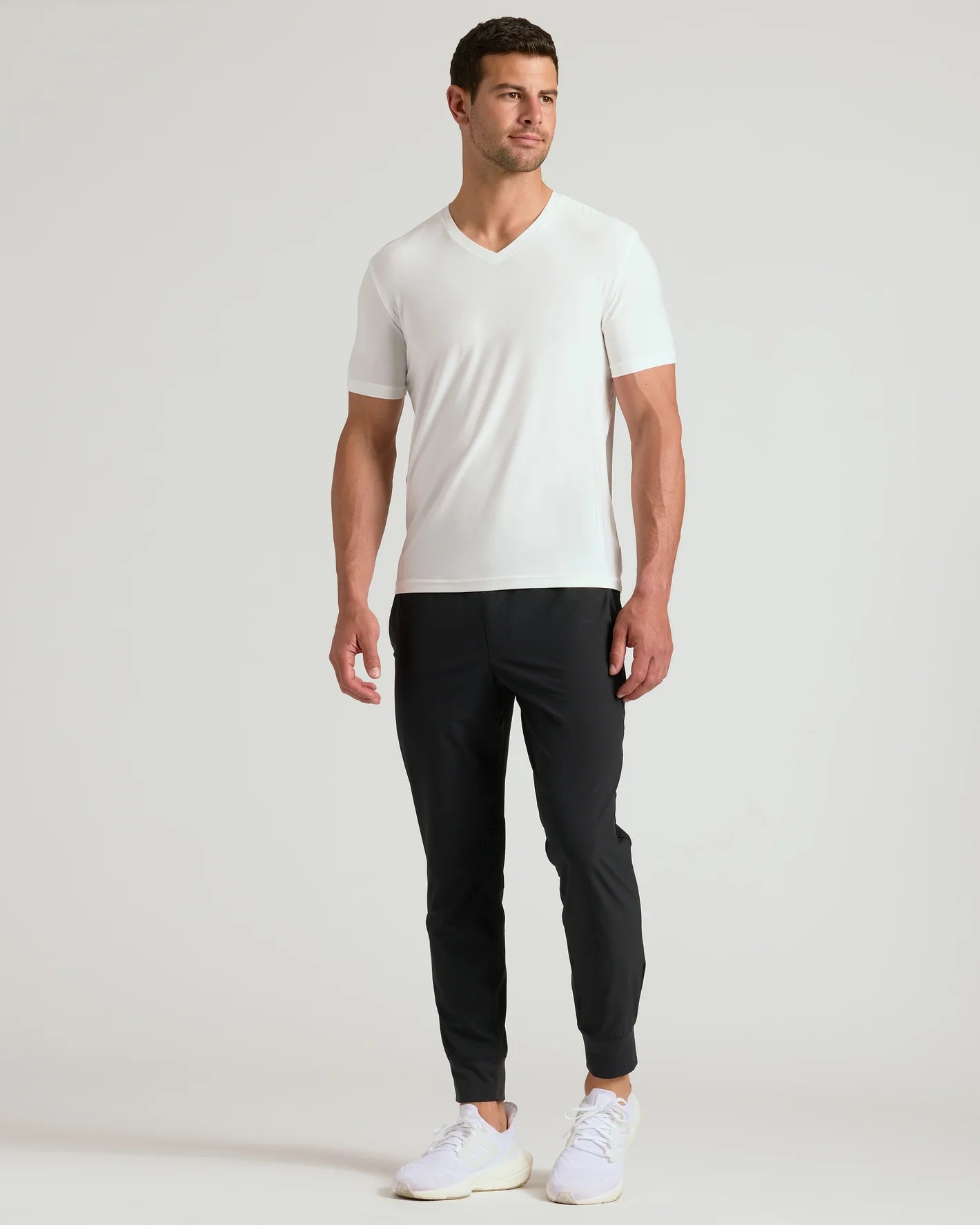 Men's Active V‐Neck Top for Workout & Daily Wear