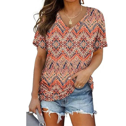 💖Womens Short Sleeve V Neck Dolman Tops