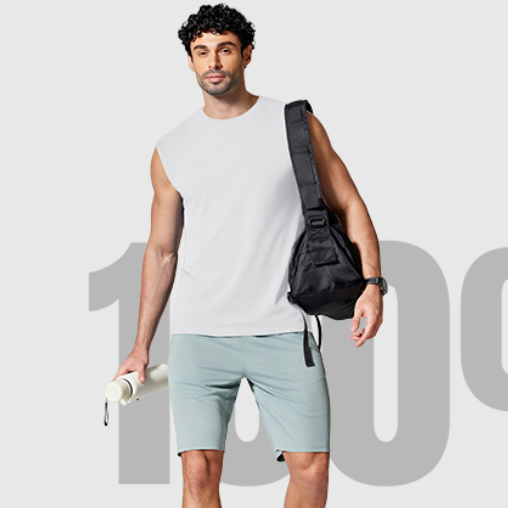 Men's Solid Color Round Neck Tank Top, Loose Casual Comfy Classic Crew Neck Sleeveless Top