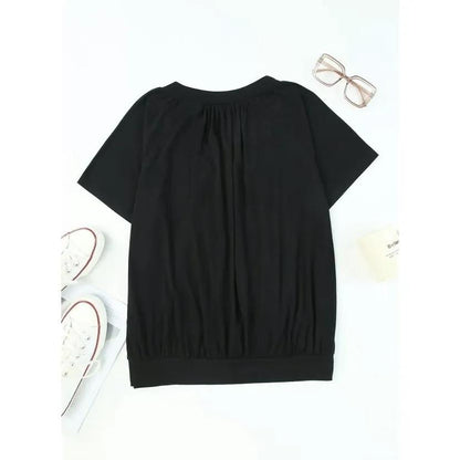 ✨Women's Casual Short Sleeve V Neck Basic T-shirts