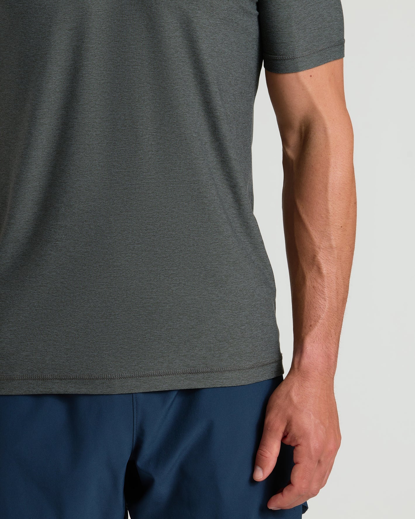 Men's Active V‐Neck Top for Workout & Daily Wear