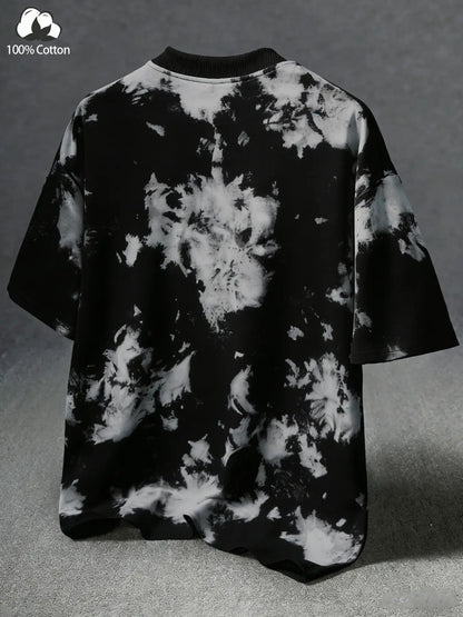 Unisex Vintage Tie-Dye T-Shirt for Summer Streetwear