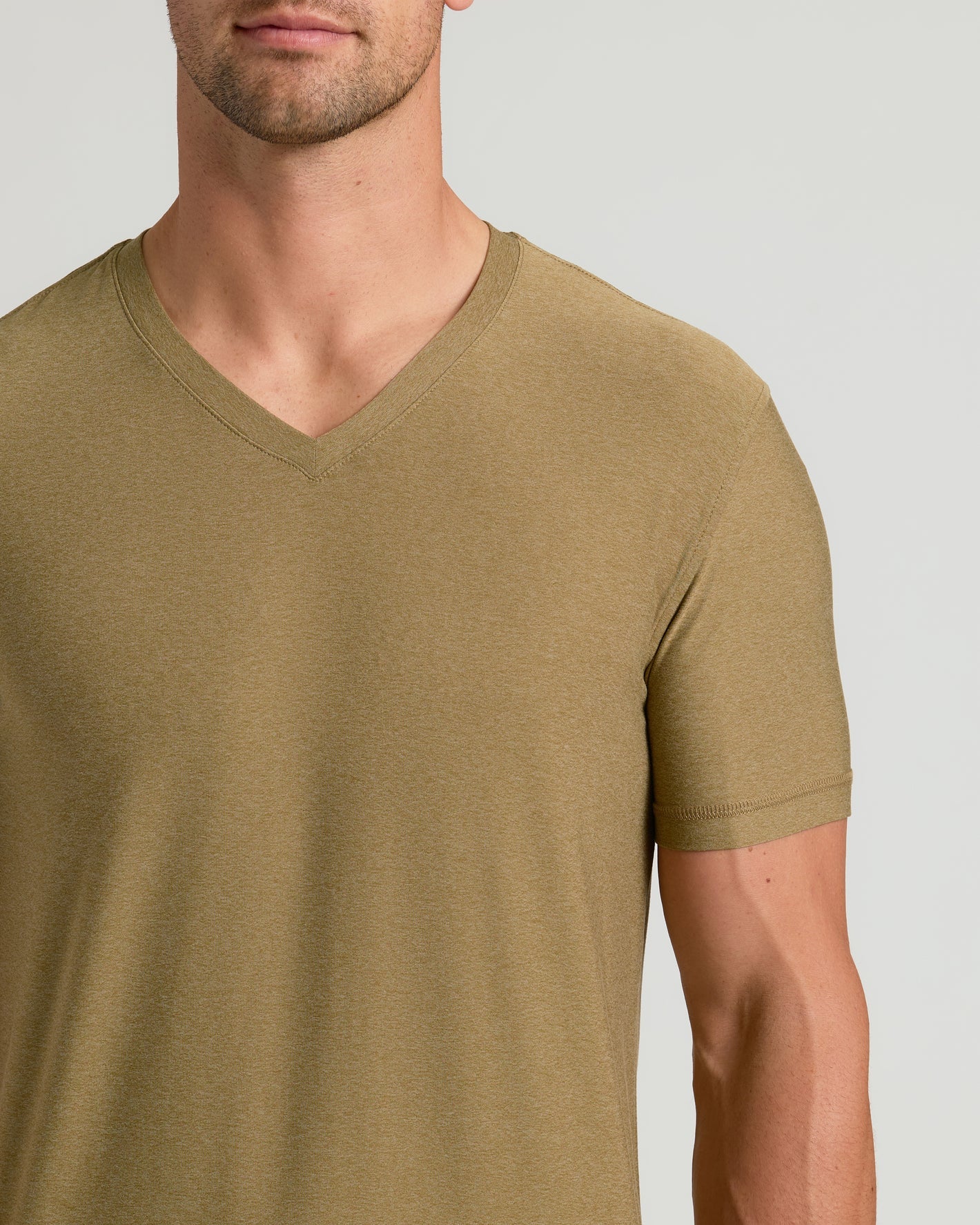 Men's Active V‐Neck Top for Workout & Daily Wear