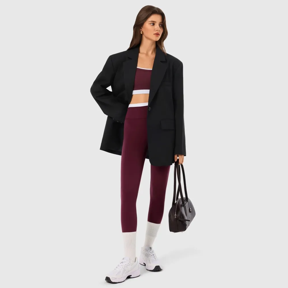Seamless Leggings & Sports Bra Set with Padded