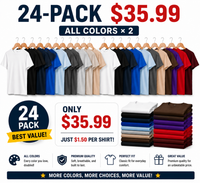 24-Pack $35.99 (All colors*2)