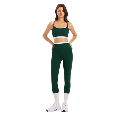 Seamless Leggings & Sports Bra Set with Padded