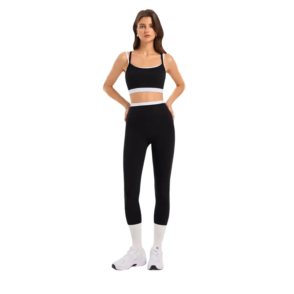 Seamless Leggings & Sports Bra Set with Padded