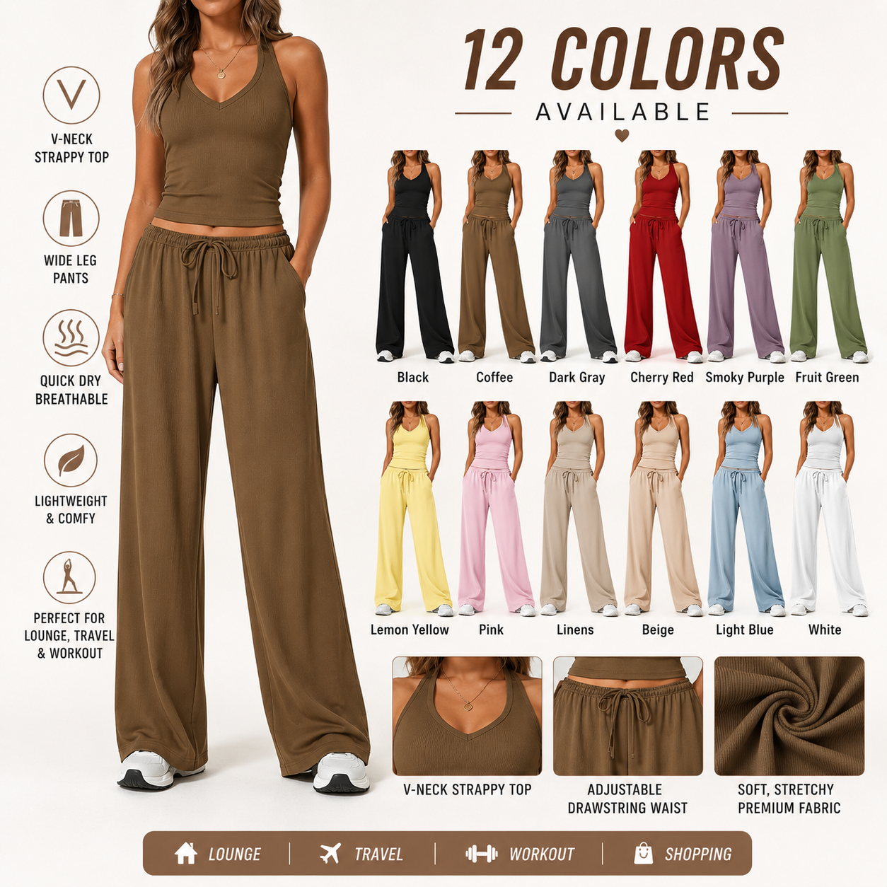 Women's 2-Piece Athleisure Set