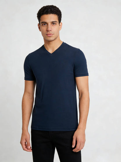 Men's Active V‐Neck Top for Workout & Daily Wear