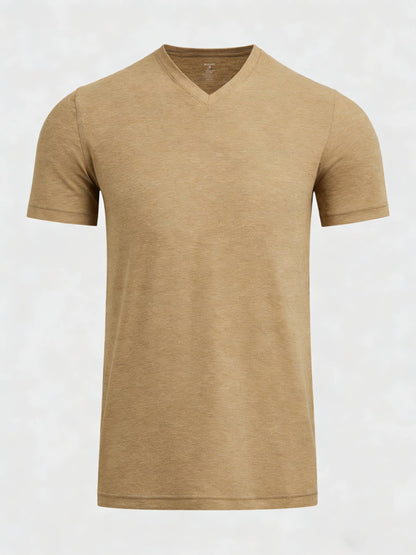 Men's Active V‐Neck Top for Workout & Daily Wear